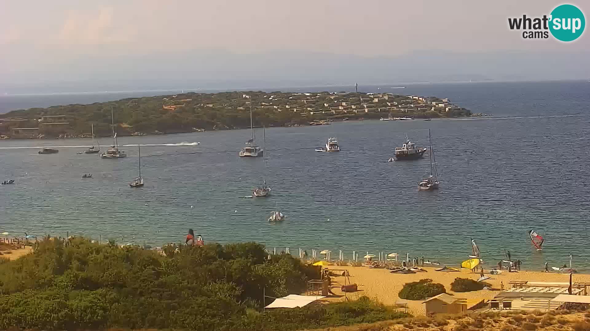 Webcam Strand Porto Pollo Sardinien live kamera