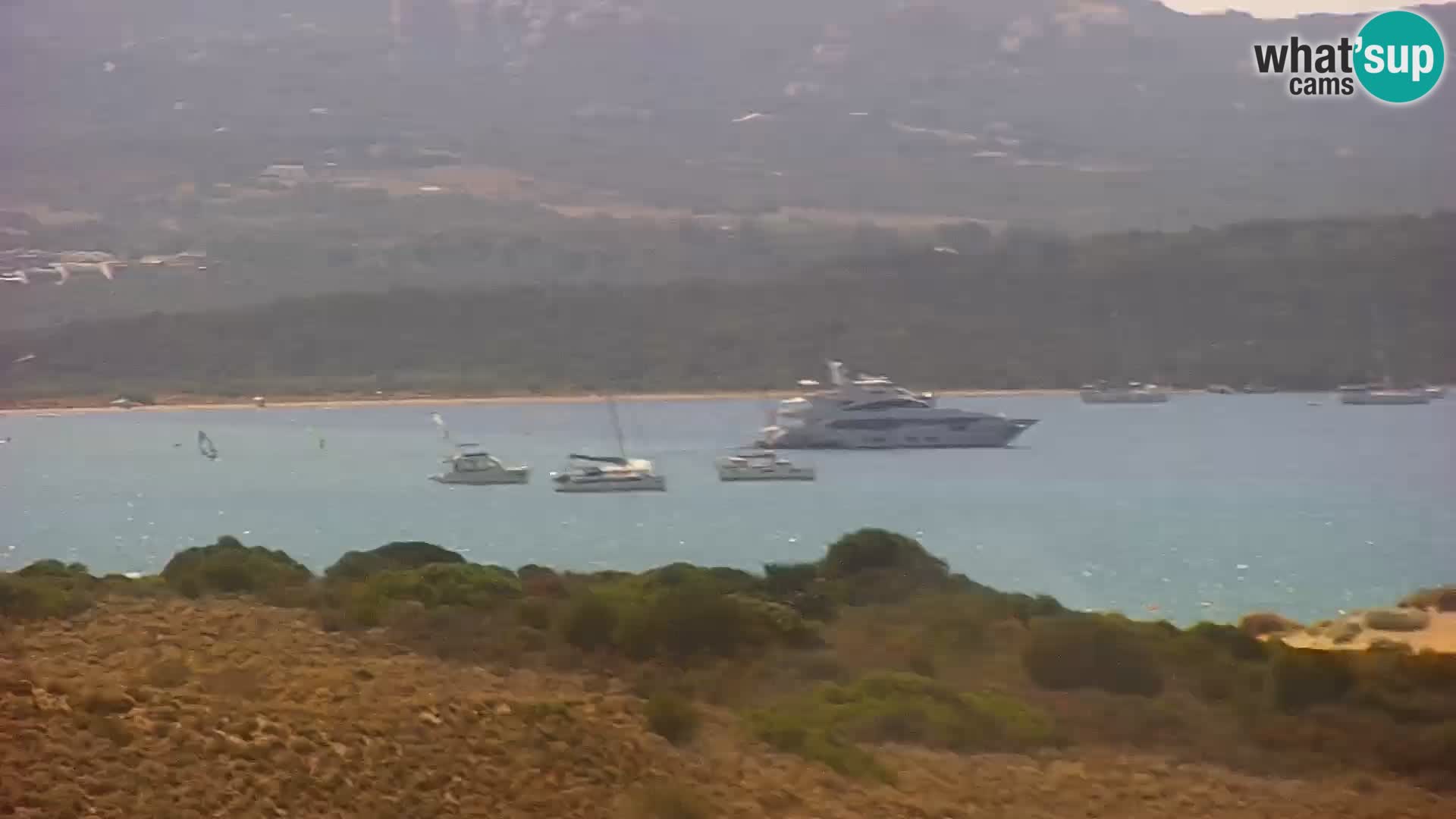 Livecam Porto Pollo plage Sardaigne webcam