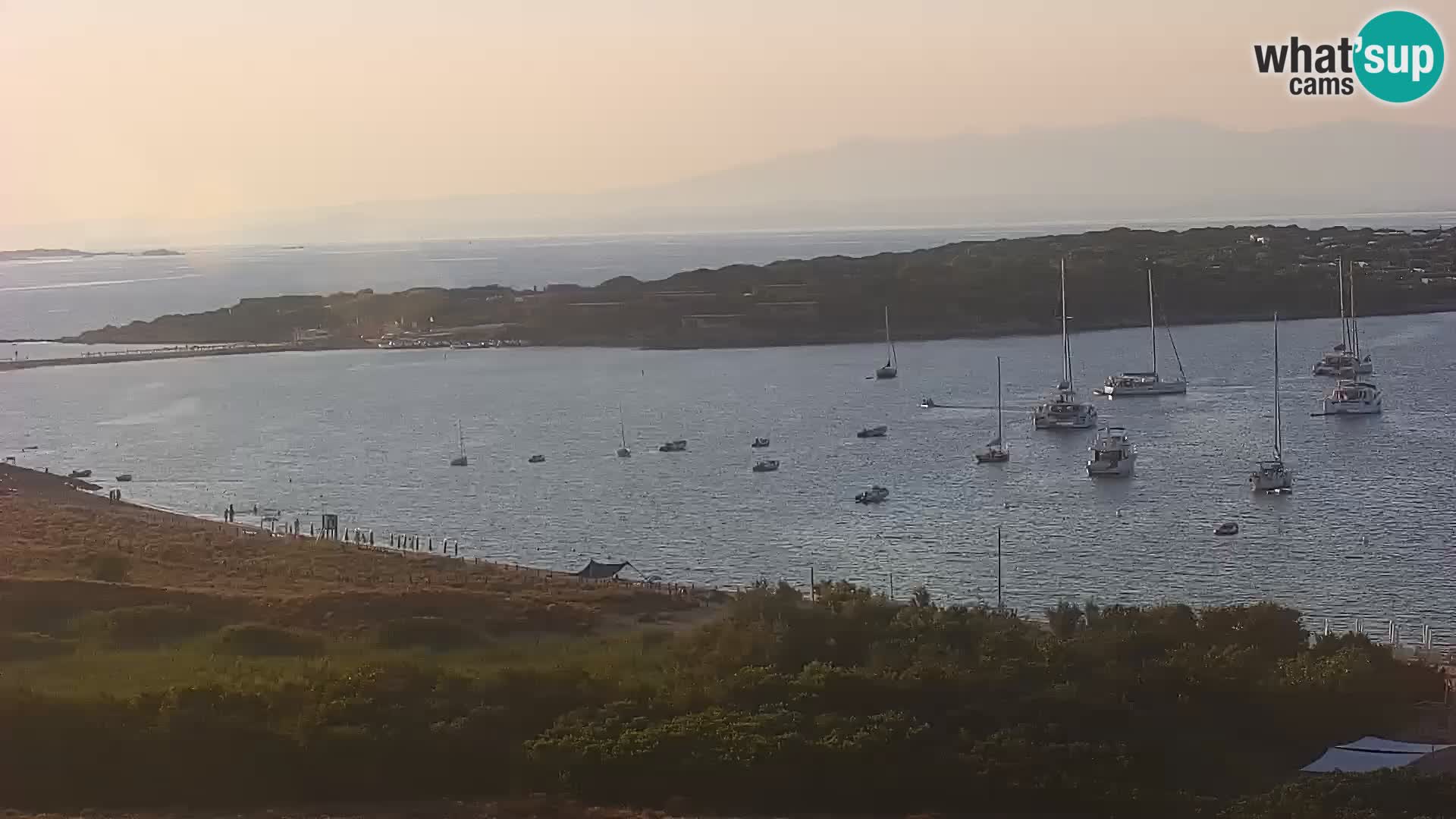 Webcam Strand Porto Pollo Sardinien live kamera