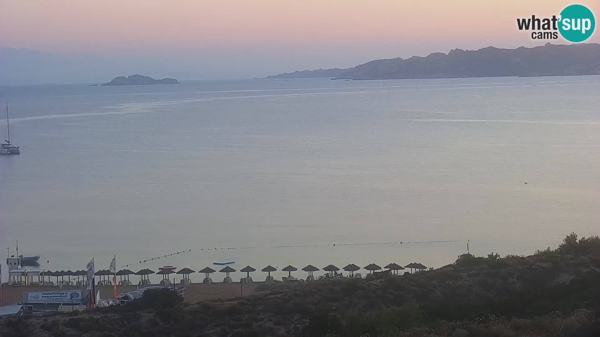 Live webcam Porto Pollo beach | Sardinia