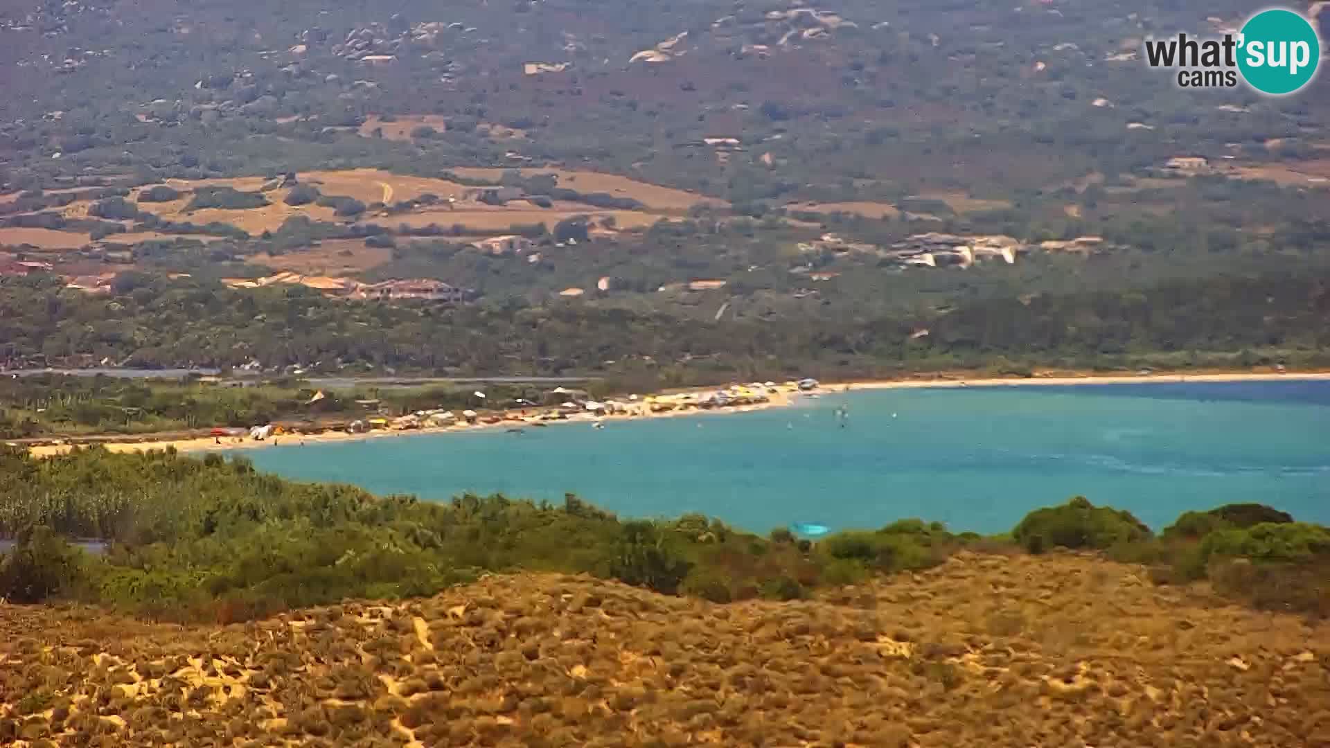 Webcam Strand Porto Pollo Sardinien live kamera