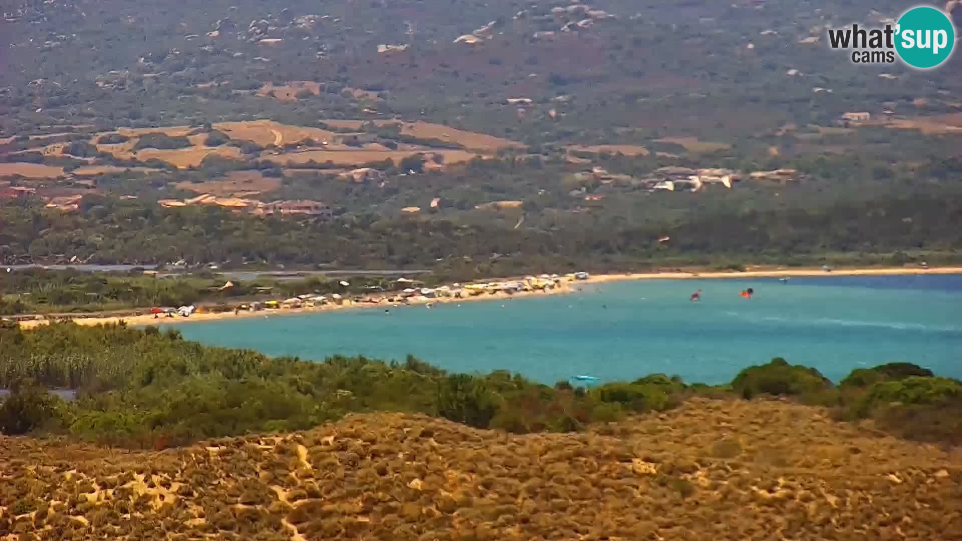 Webcam Strand Porto Pollo Sardinien live kamera