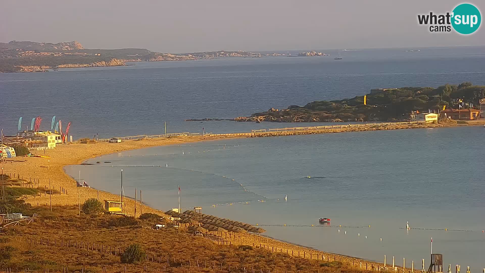 Spletna kamera plaža Porto Pollo Sardinija v živo