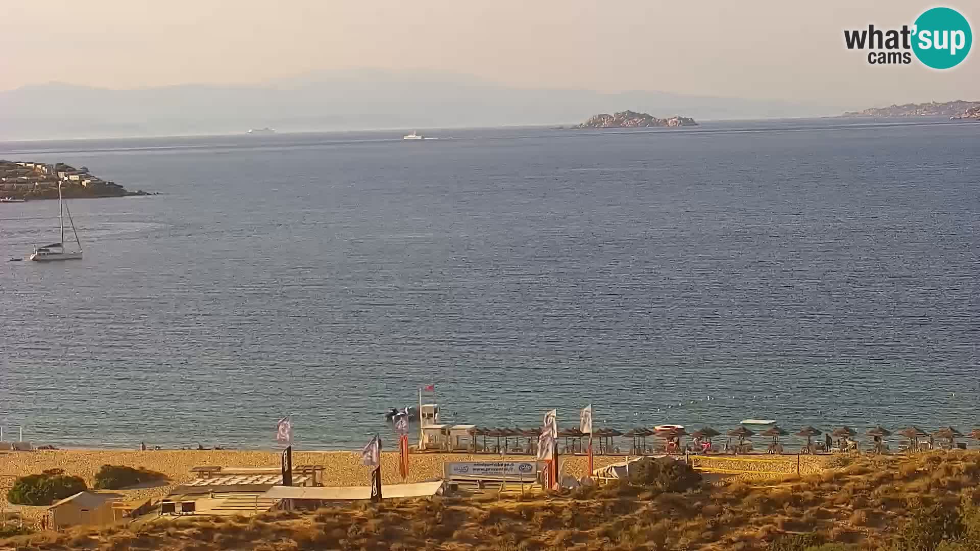 Livecam Porto Pollo plage Sardaigne webcam
