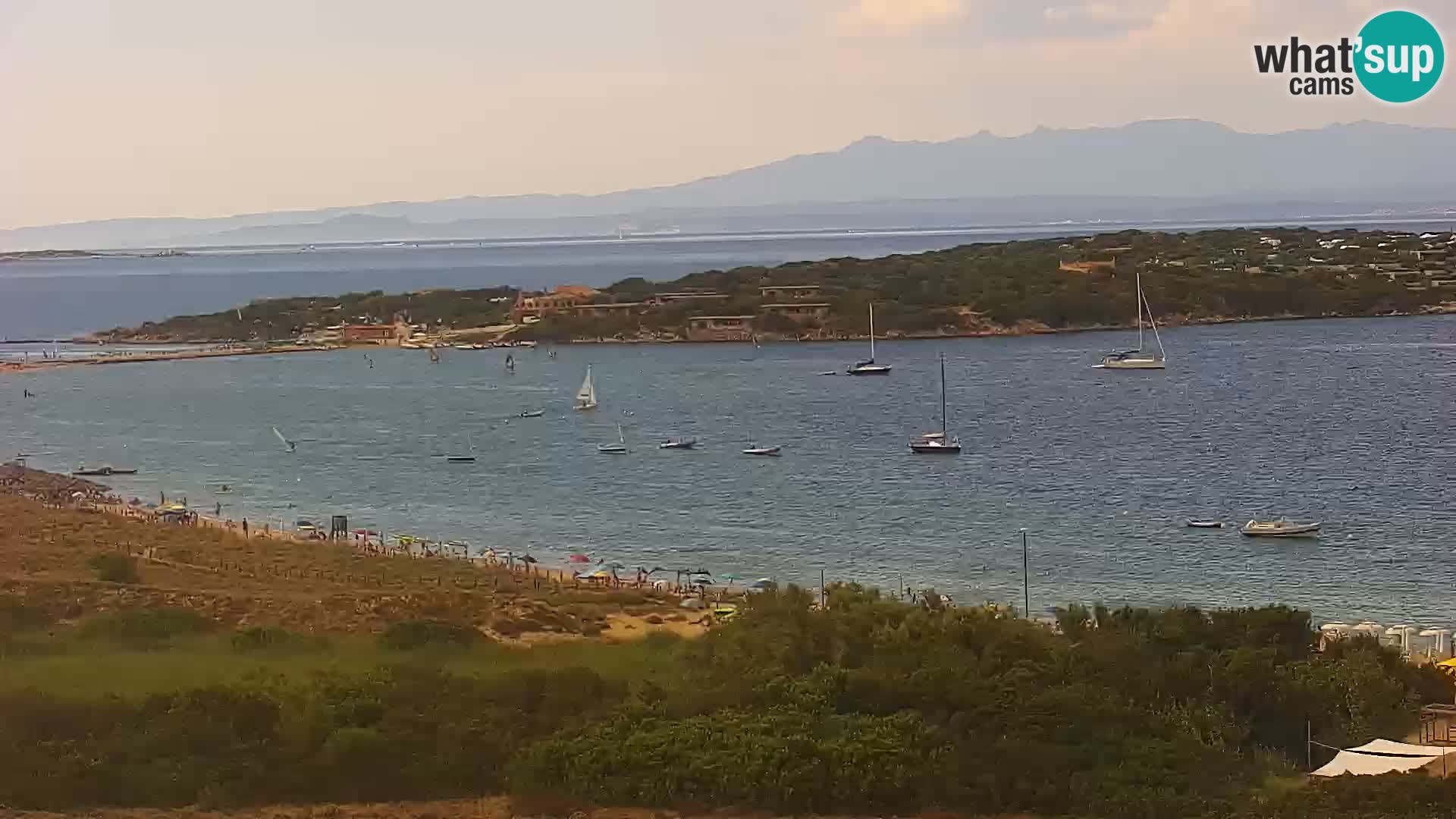 Webcam Strand Porto Pollo Sardinien live kamera