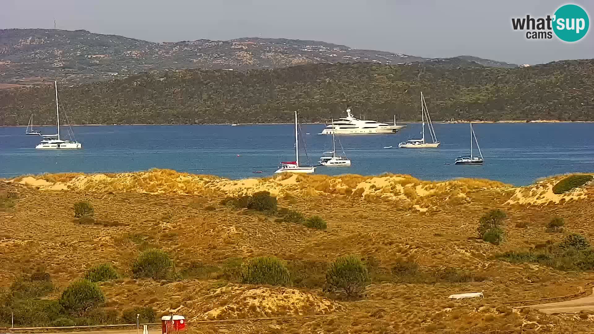 Spletna kamera plaža Porto Pollo Sardinija v živo