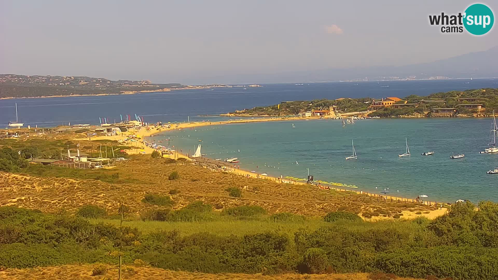 Livecam Porto Pollo plage Sardaigne webcam