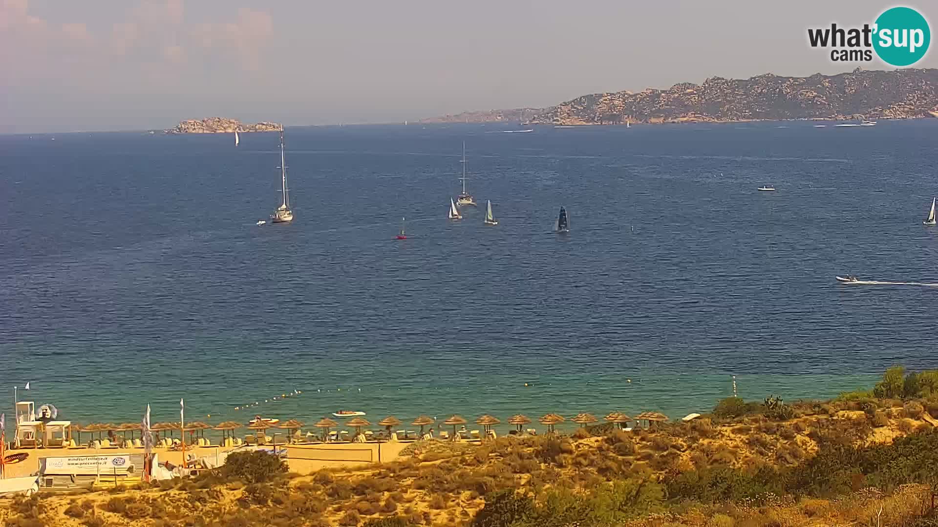 Webcam Strand Porto Pollo Sardinien live kamera