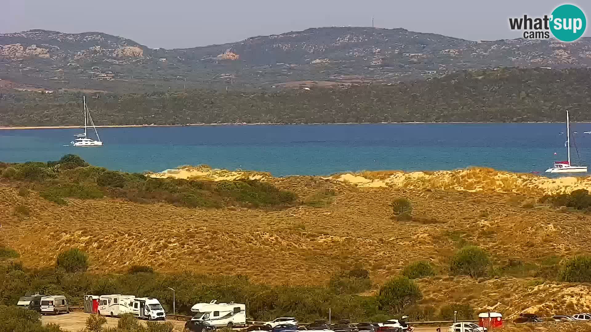 Camera en vivo Porto Pollo playa Cerdeña