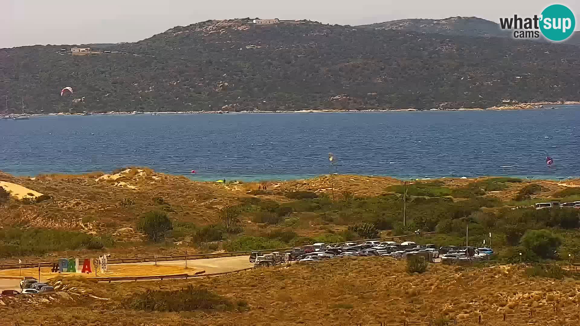 Webcam Strand Porto Pollo Sardinien live kamera