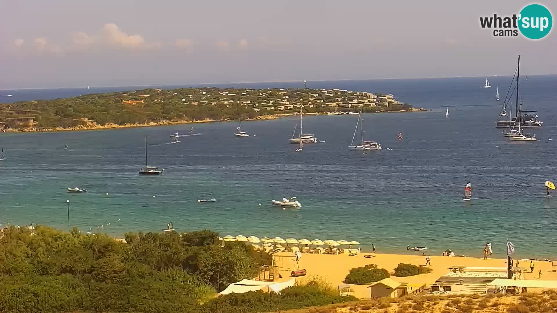 Spletna kamera plaža Porto Pollo Sardinija v živo