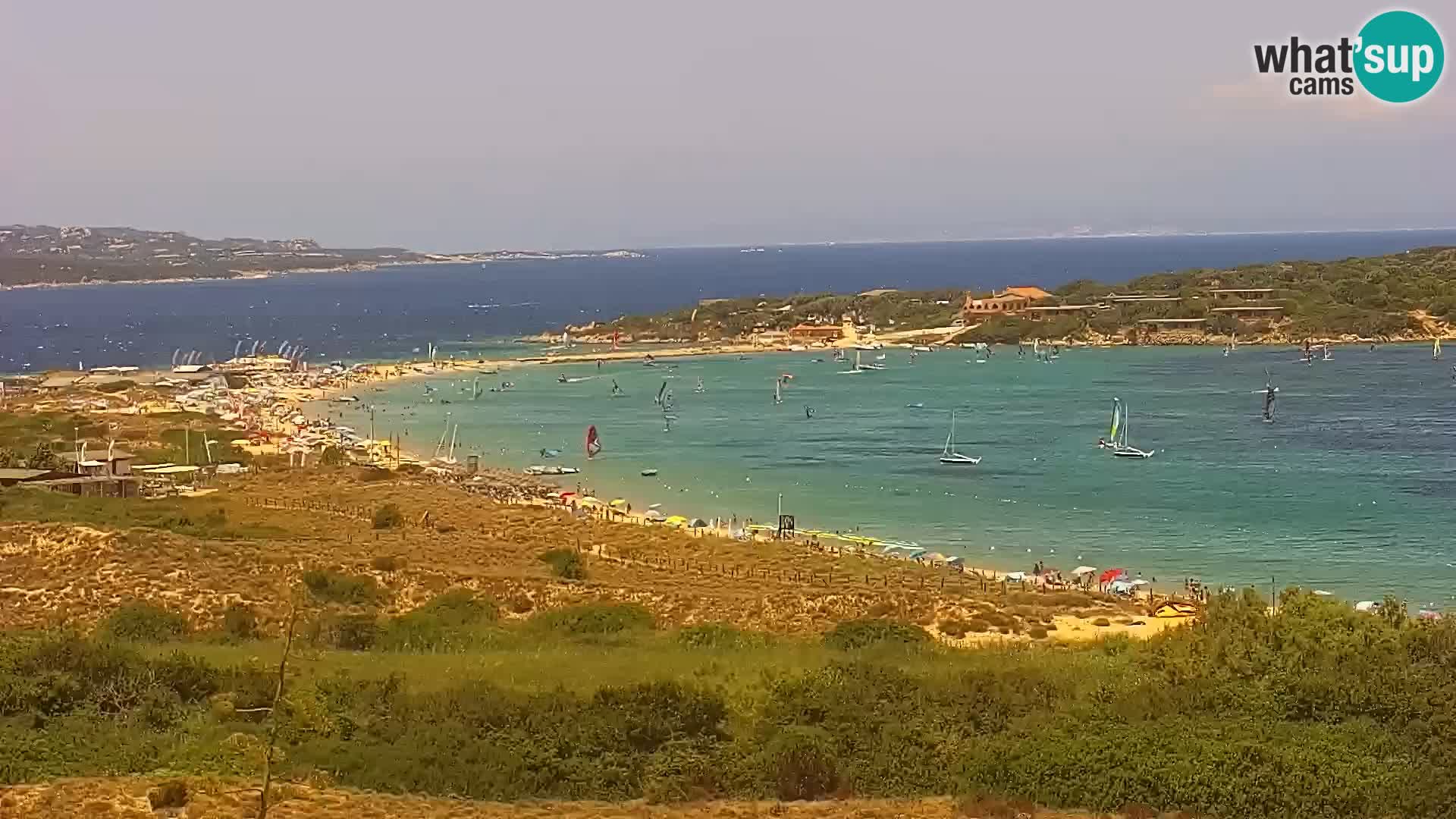 Livecam Porto Pollo plage Sardaigne webcam