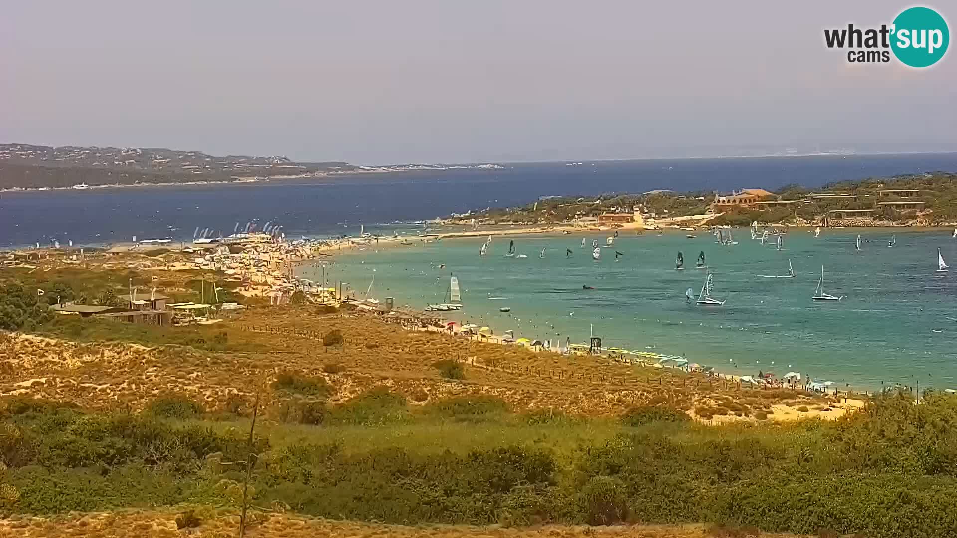 Livecam Porto Pollo plage Sardaigne webcam
