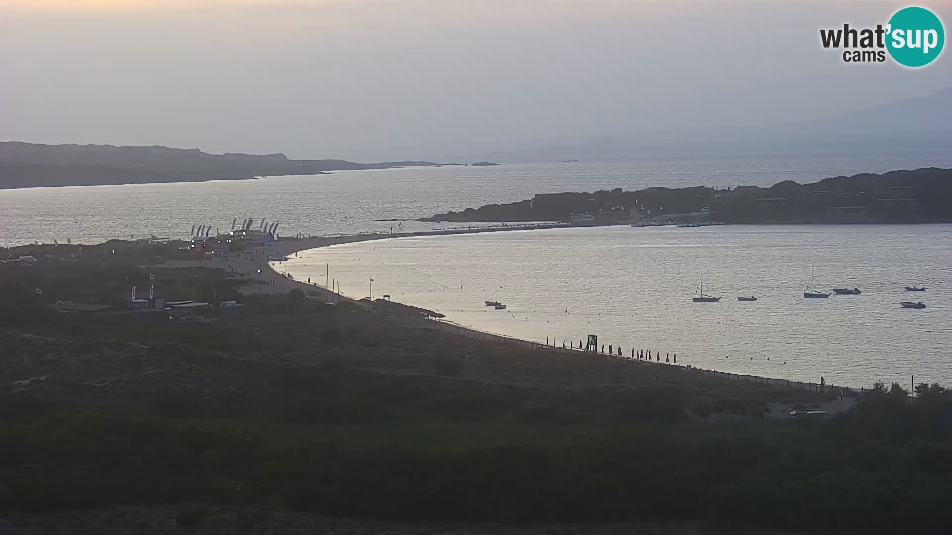 Webcam Strand Porto Pollo Sardinien live kamera