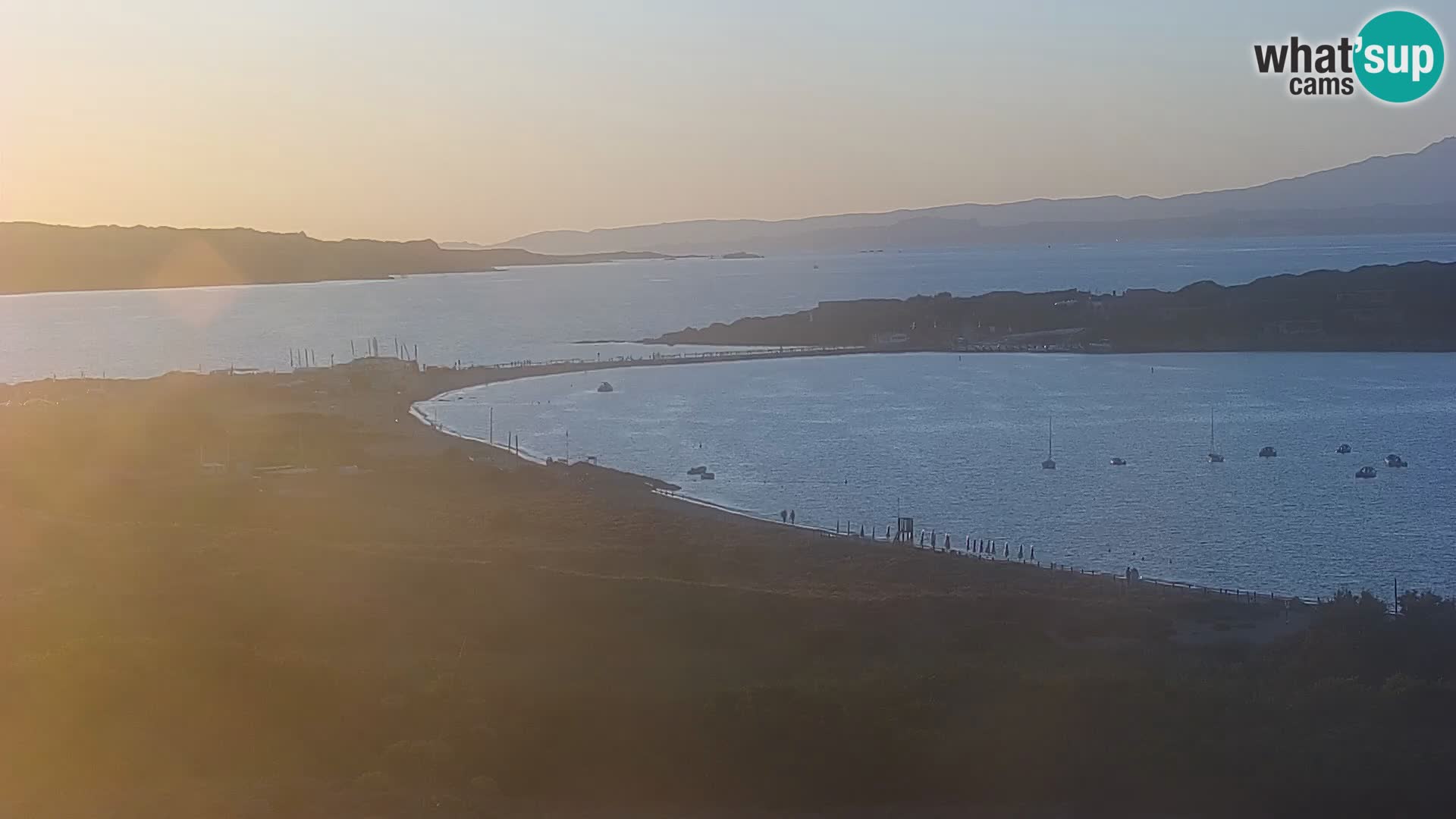 Livecam Porto Pollo plage Sardaigne webcam