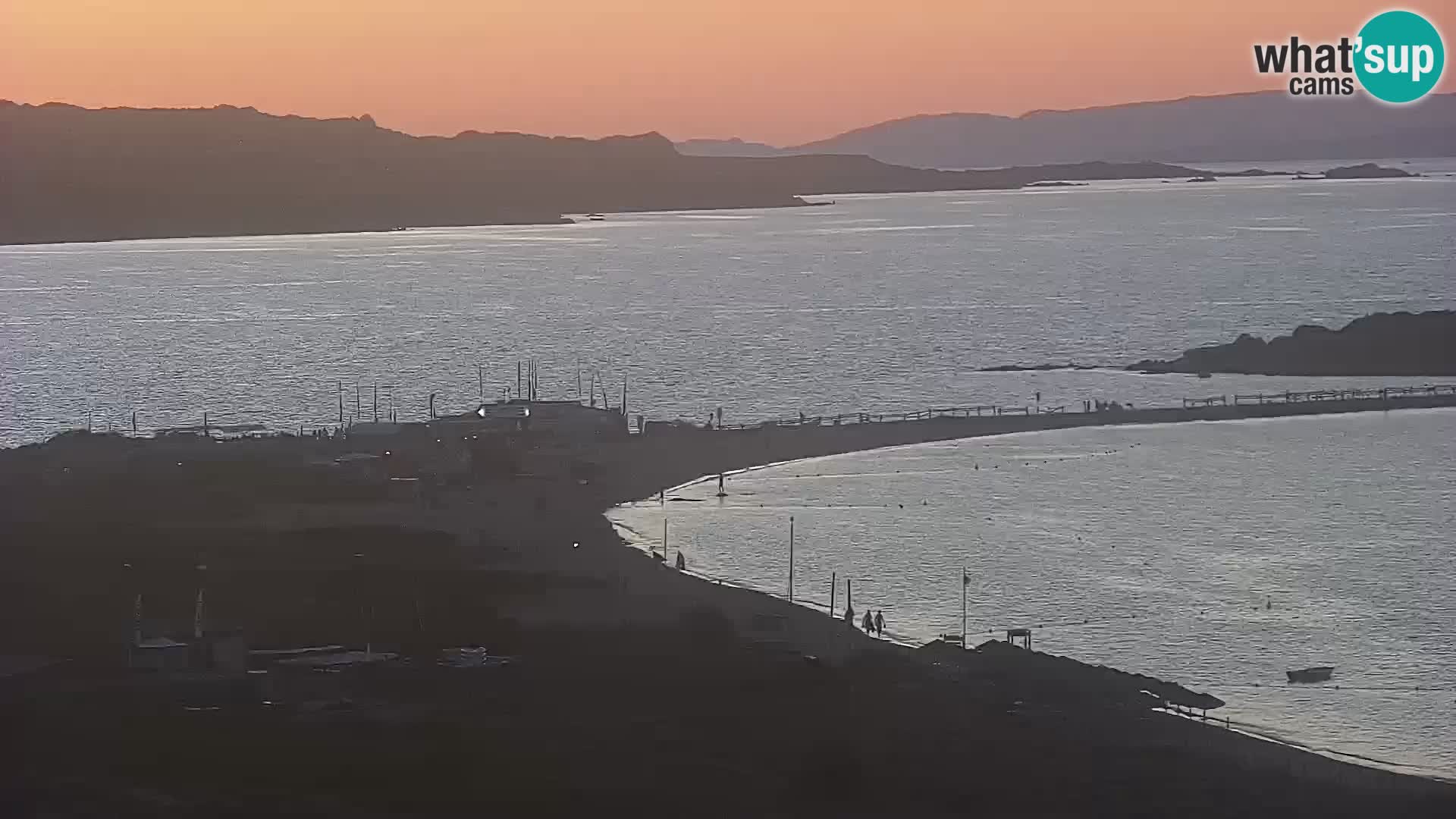 Livecam Porto Pollo plage Sardaigne webcam