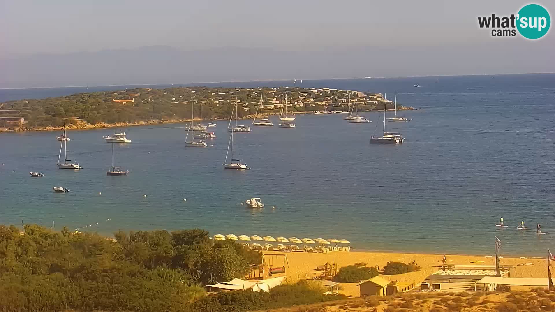 Webcam Strand Porto Pollo Sardinien live kamera