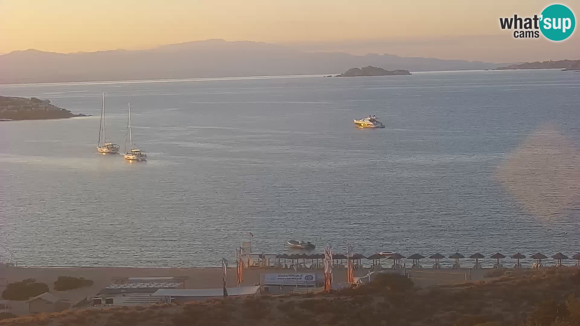 Spletna kamera plaža Porto Pollo Sardinija v živo