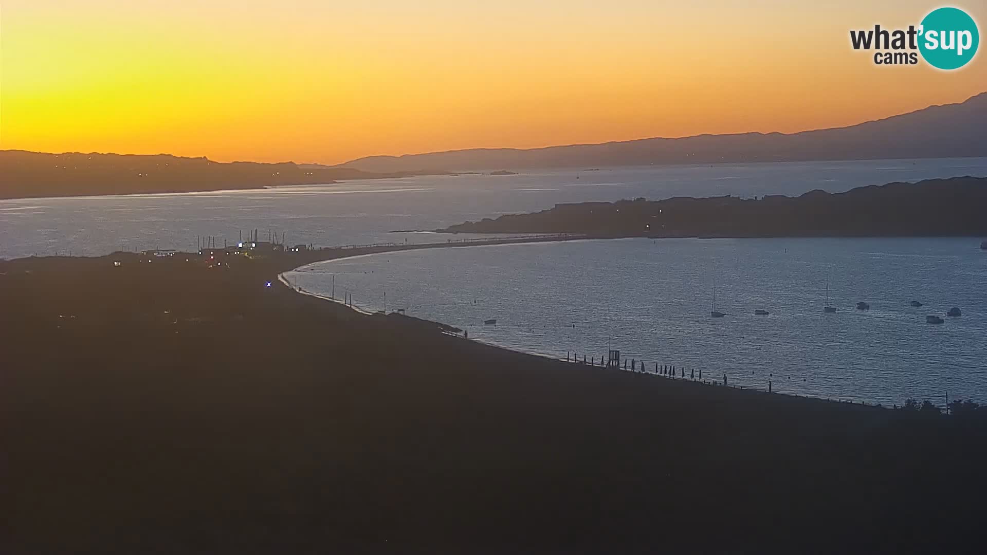 Spletna kamera plaža Porto Pollo Sardinija v živo