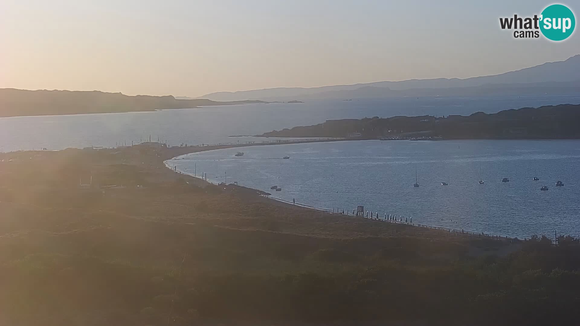Spletna kamera plaža Porto Pollo Sardinija v živo