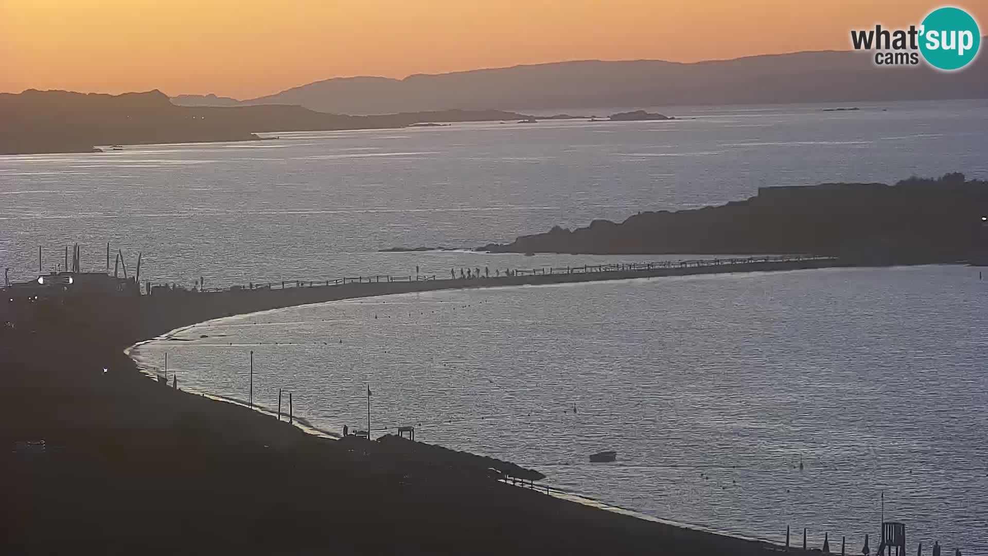 Spletna kamera plaža Porto Pollo Sardinija v živo