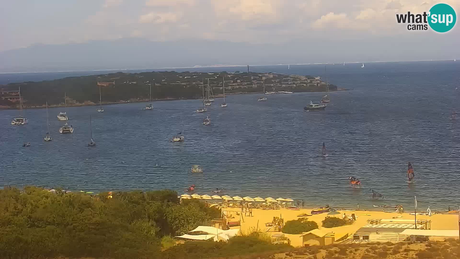Spletna kamera plaža Porto Pollo Sardinija v živo