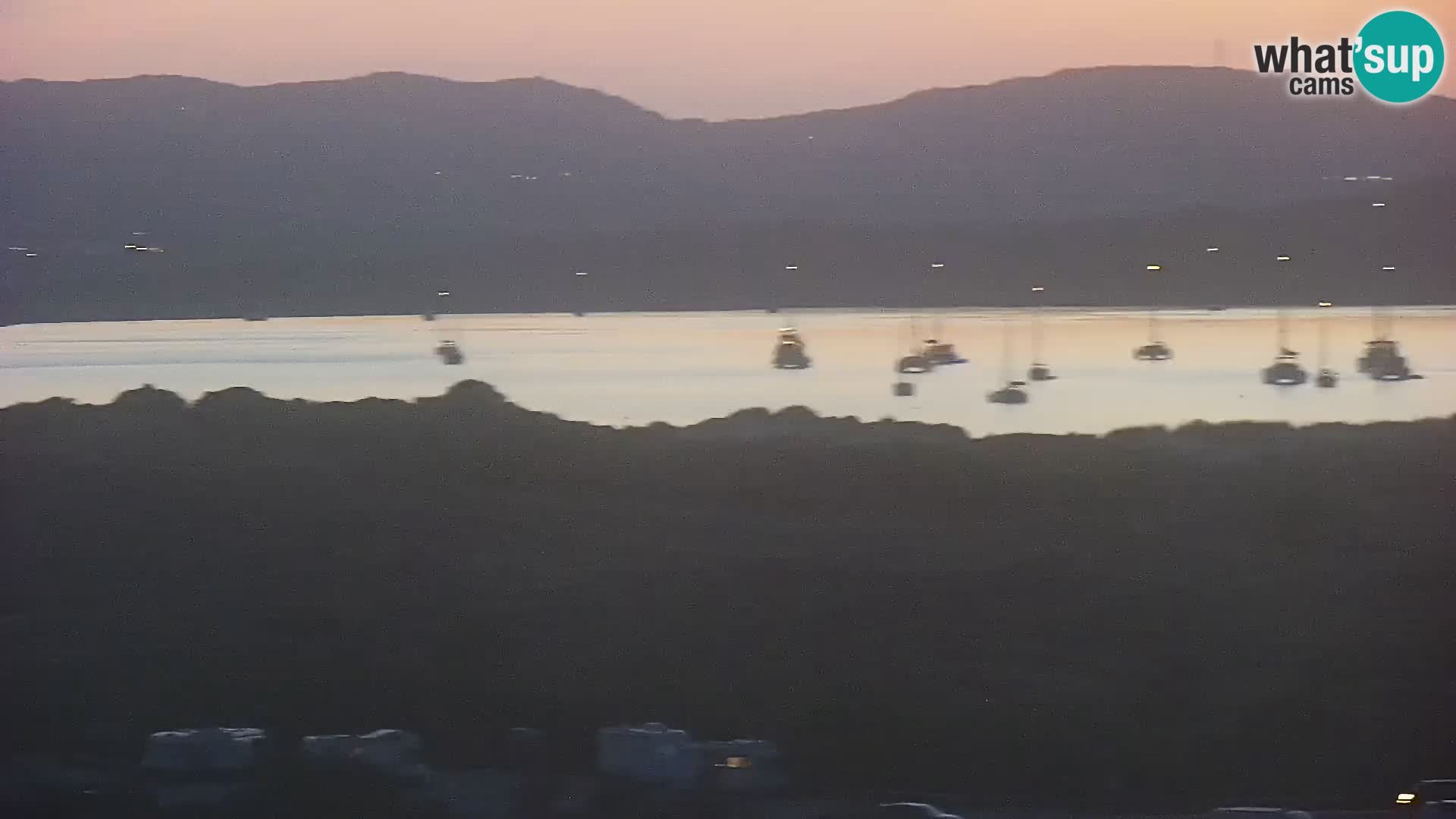 Livecam Porto Pollo plage Sardaigne webcam