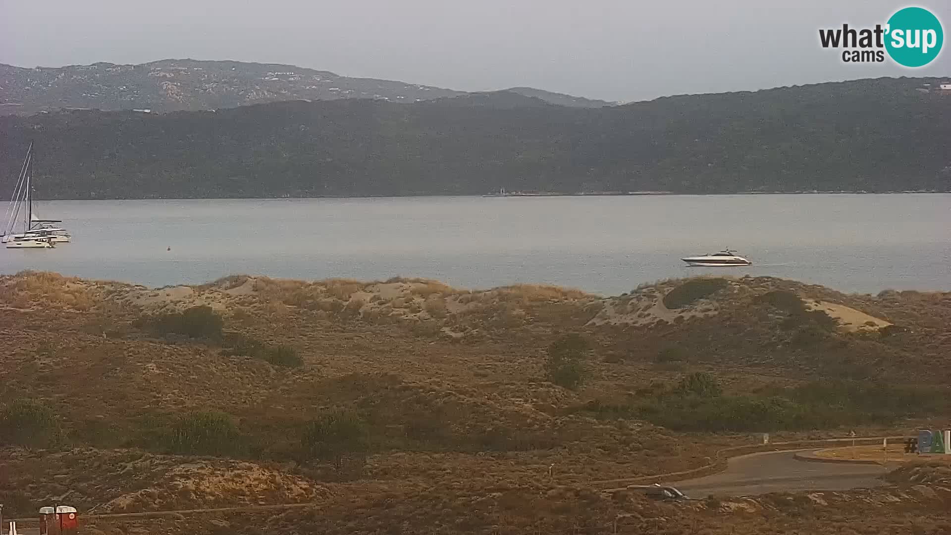 Livecam Porto Pollo plage Sardaigne webcam