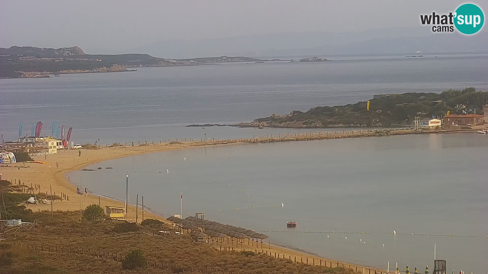 Camera en vivo Porto Pollo playa Cerdeña