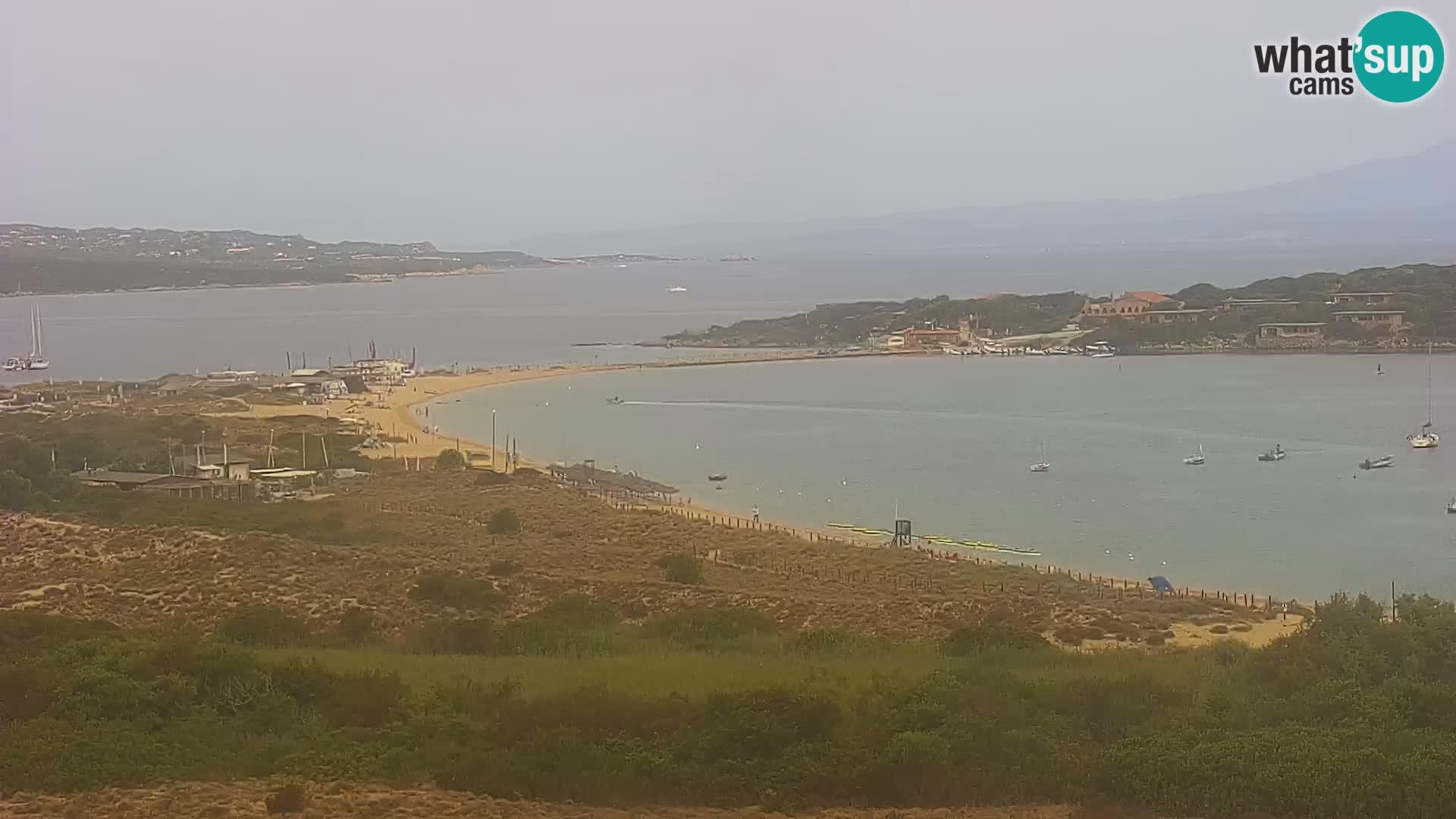 Livecam Porto Pollo plage Sardaigne webcam