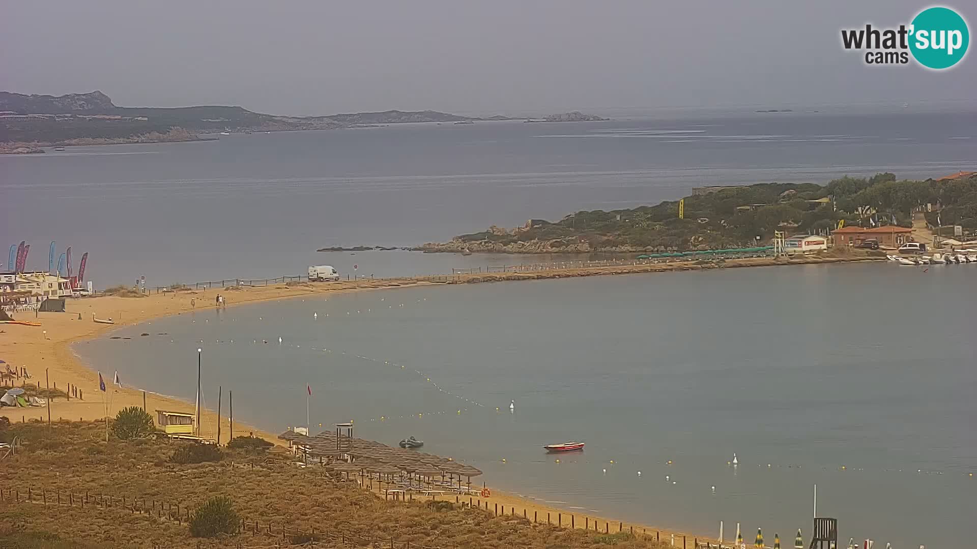 Camera en vivo Porto Pollo playa Cerdeña