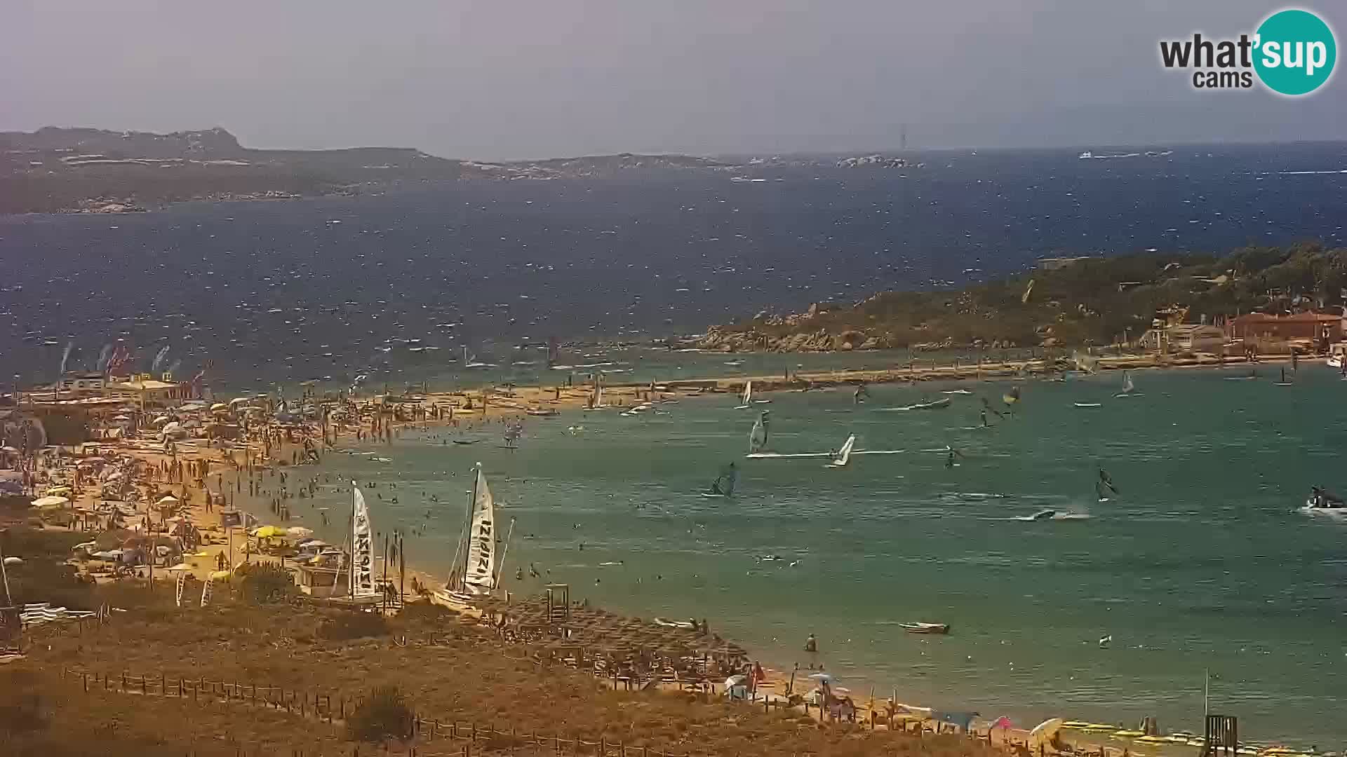 Livecam Porto Pollo plage Sardaigne webcam