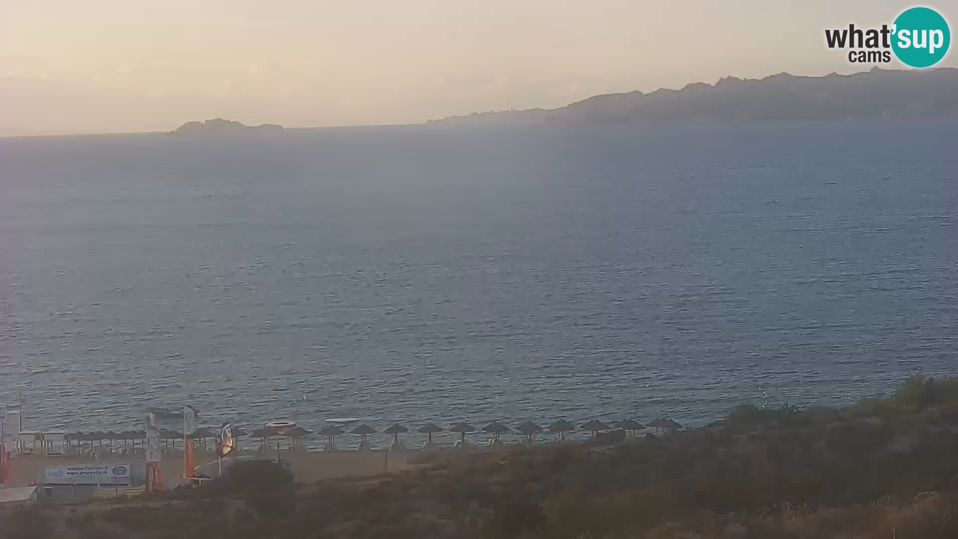 Spletna kamera plaža Porto Pollo Sardinija v živo
