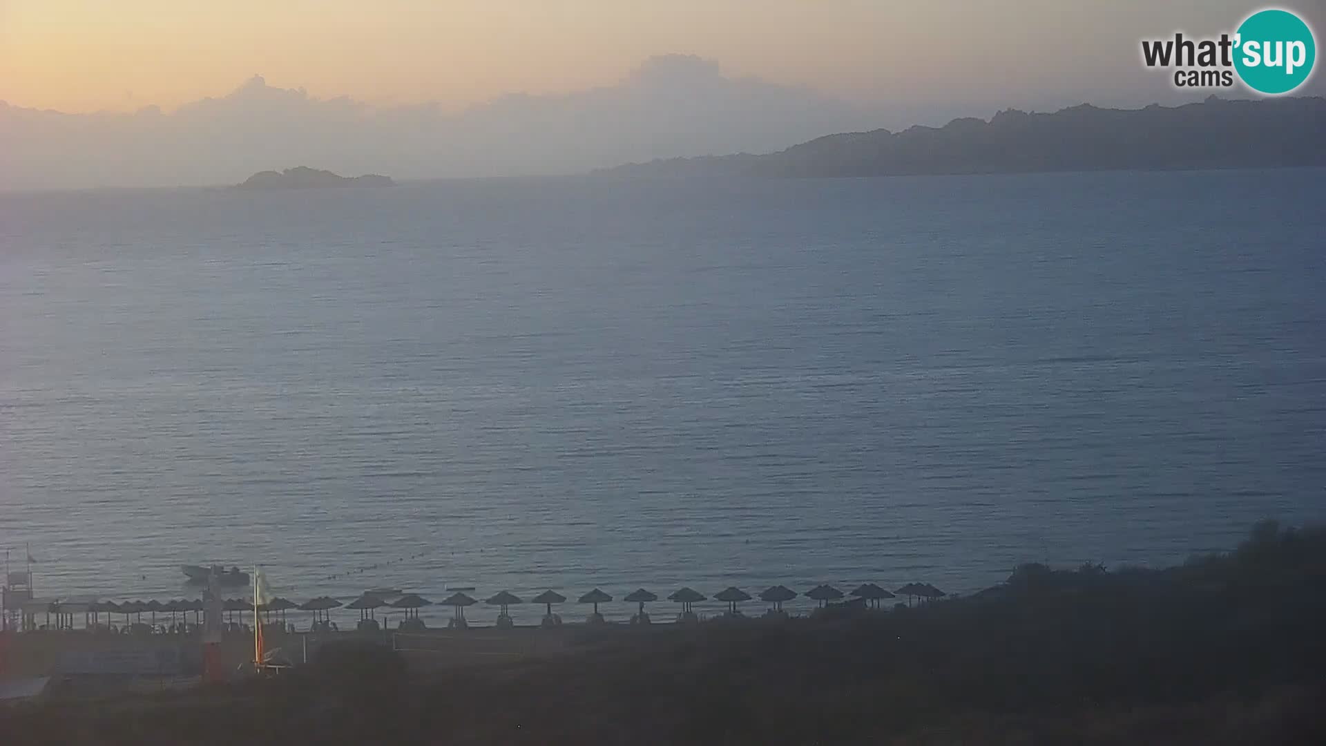 Webcam Strand Porto Pollo Sardinien live kamera