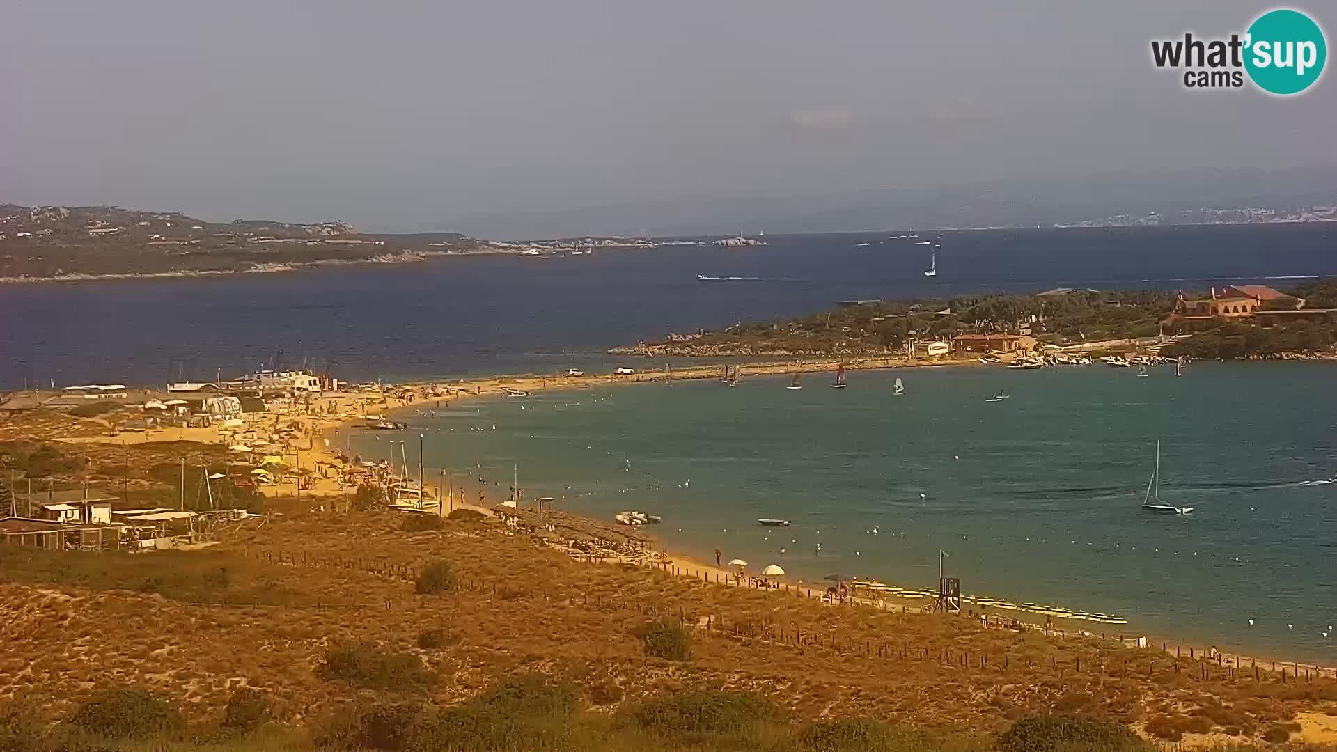 Spletna kamera plaža Porto Pollo Sardinija v živo