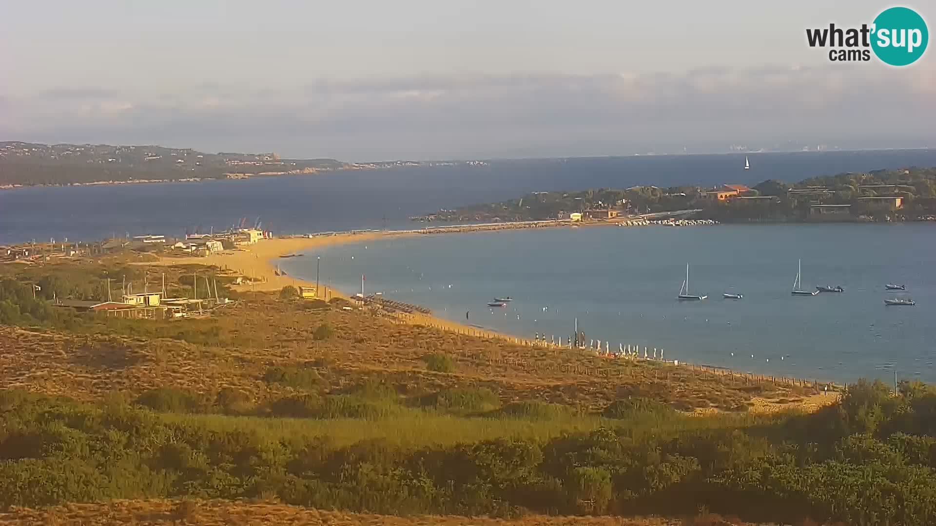Spletna kamera plaža Porto Pollo Sardinija v živo