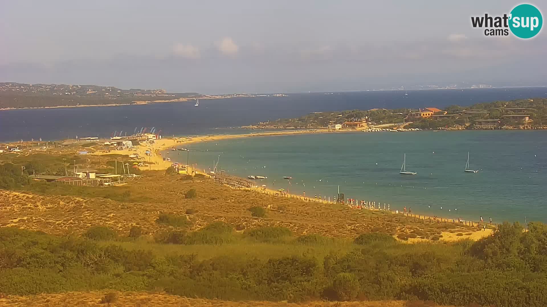 Livecam Porto Pollo plage Sardaigne webcam