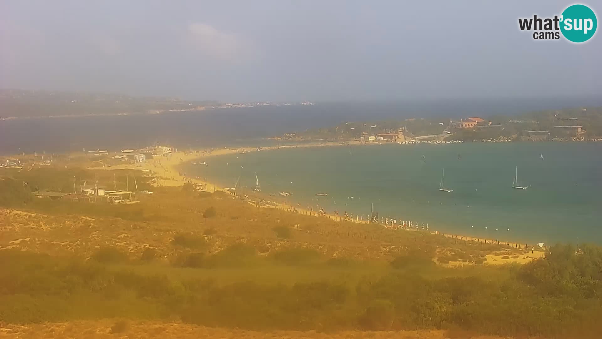 Spletna kamera plaža Porto Pollo Sardinija v živo