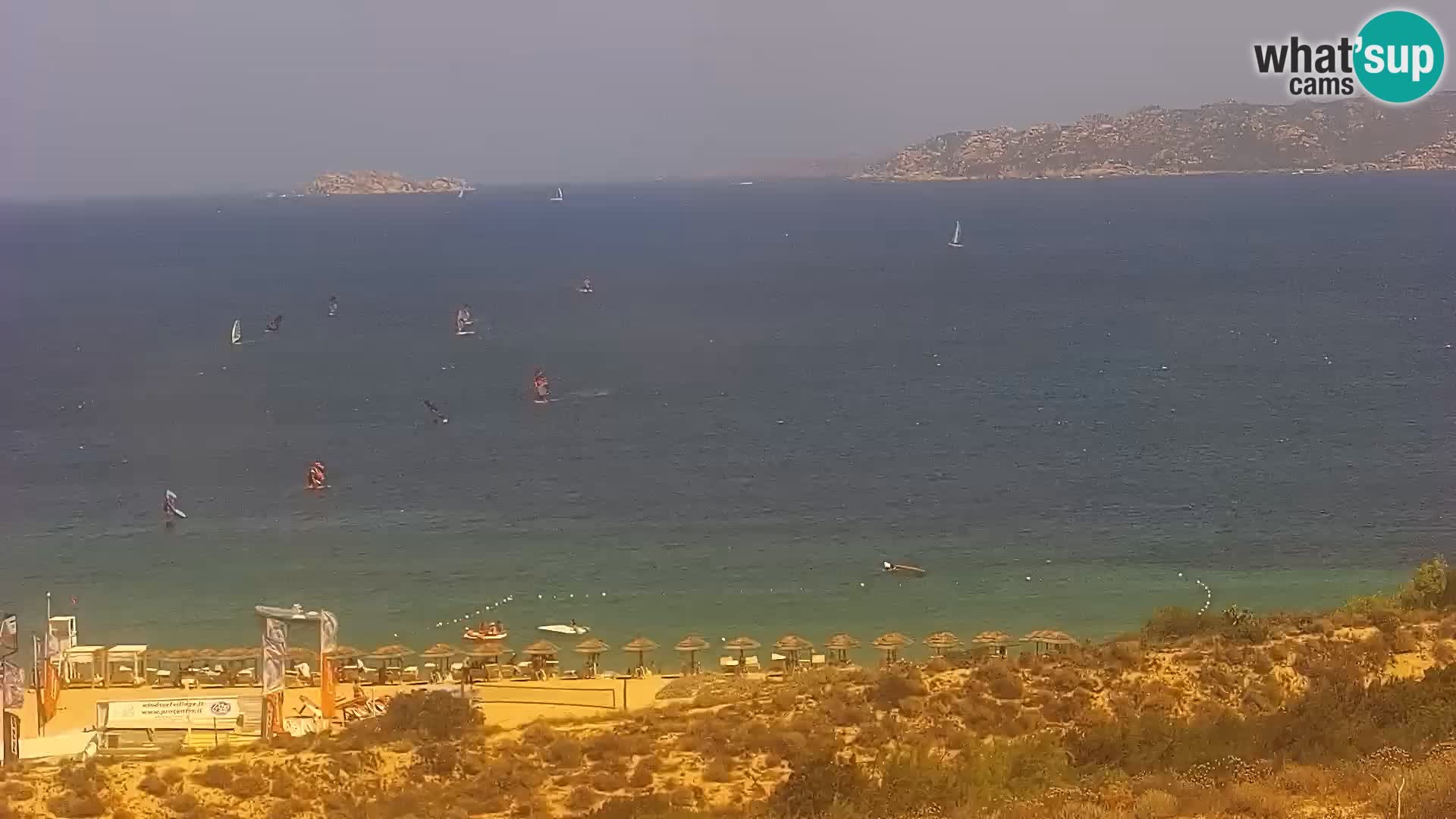 Spletna kamera plaža Porto Pollo Sardinija v živo