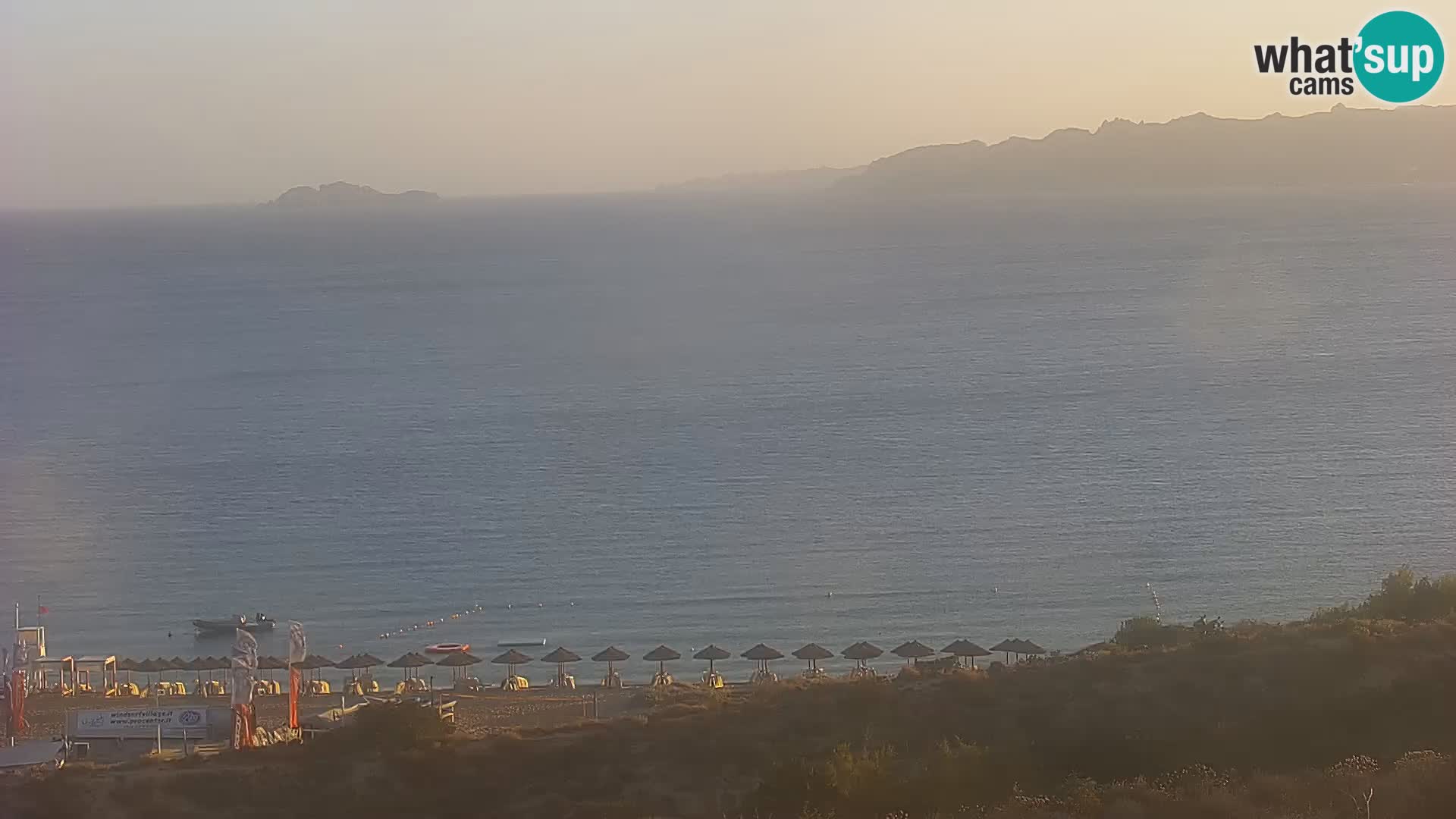 Webcam Strand Porto Pollo Sardinien live kamera