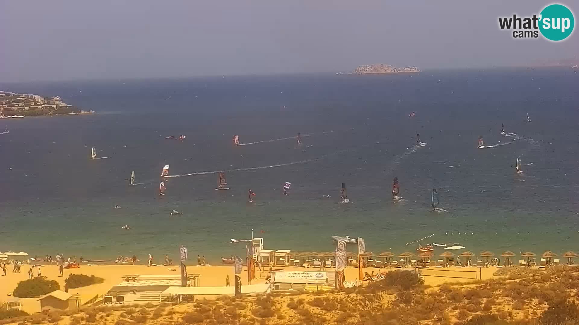 Spletna kamera plaža Porto Pollo Sardinija v živo