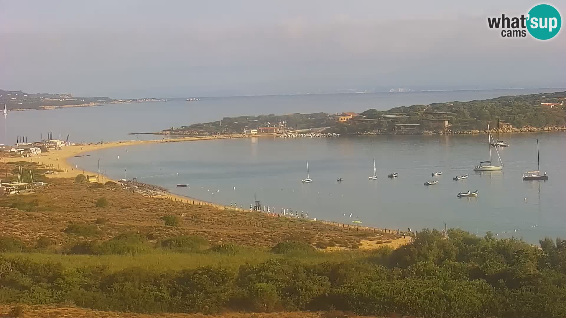 Webcam Strand Porto Pollo Sardinien live kamera