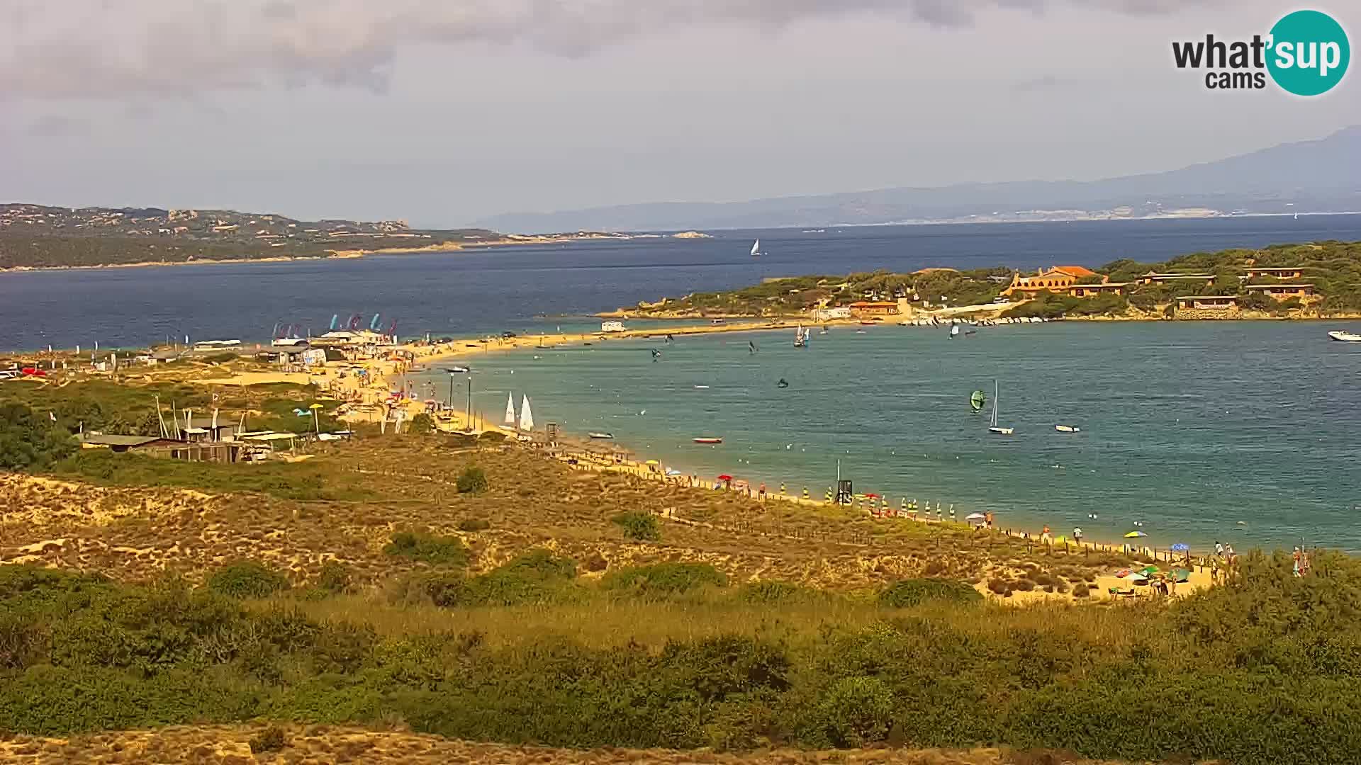 Webcam Strand Porto Pollo Sardinien live kamera