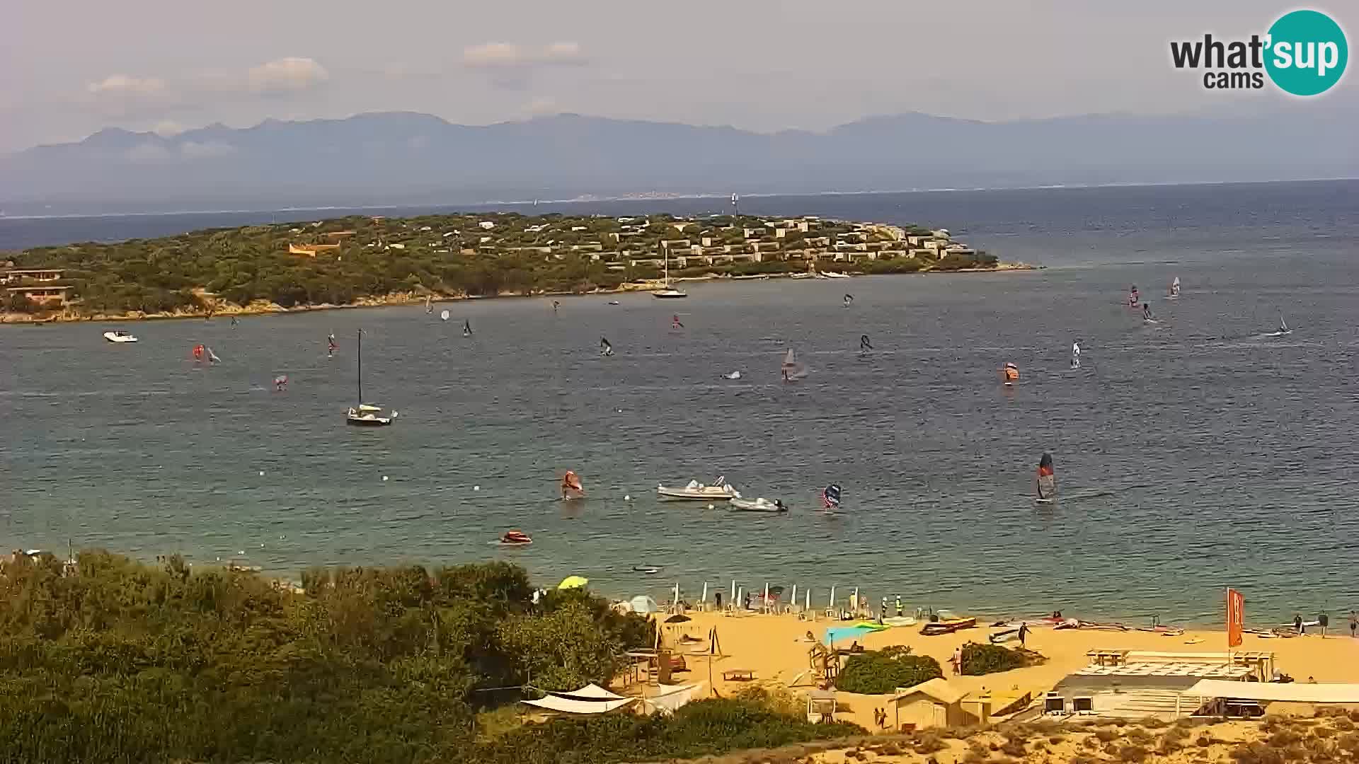 Livecam Porto Pollo plage Sardaigne webcam