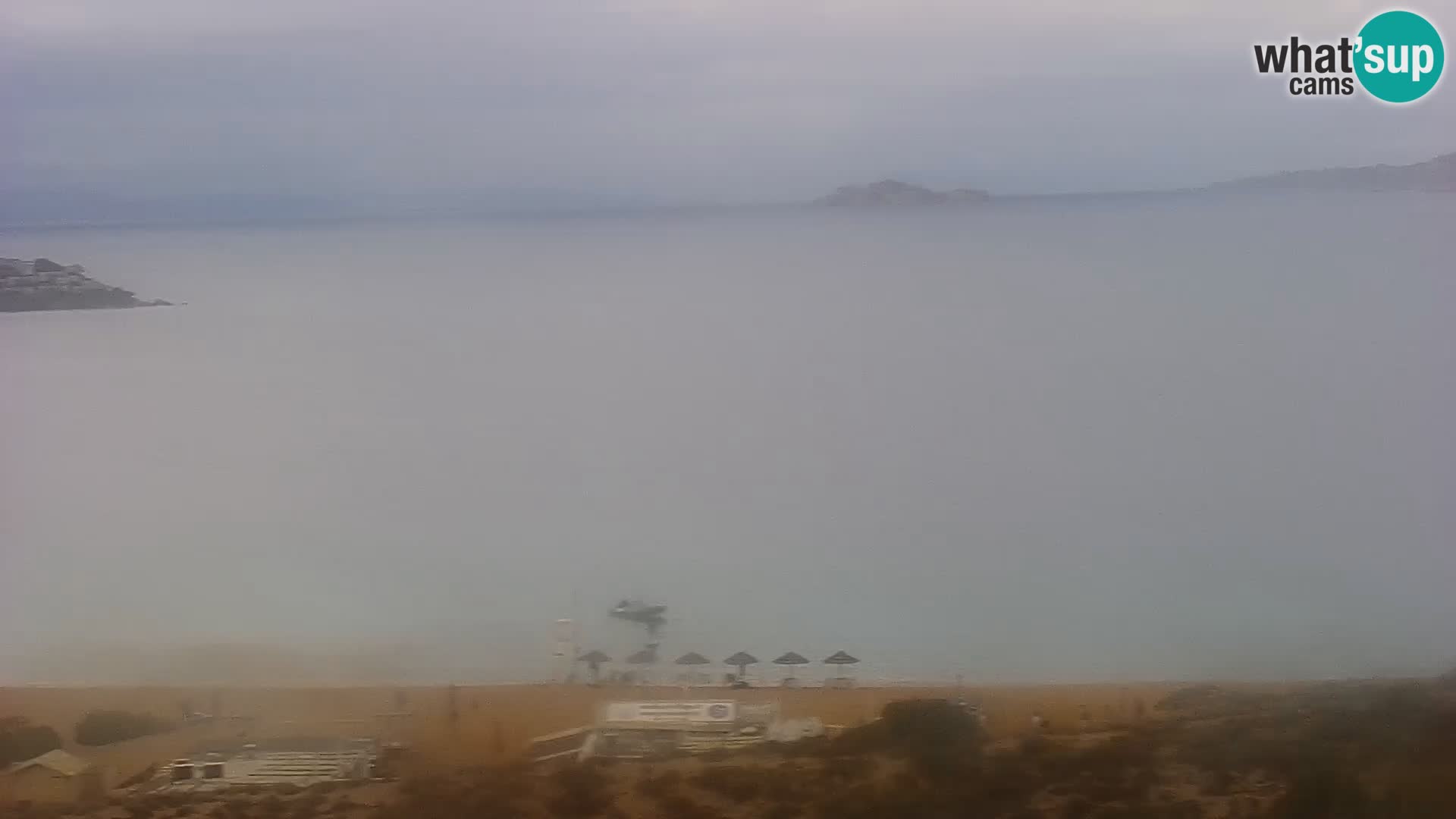 Camera en vivo Porto Pollo playa Cerdeña