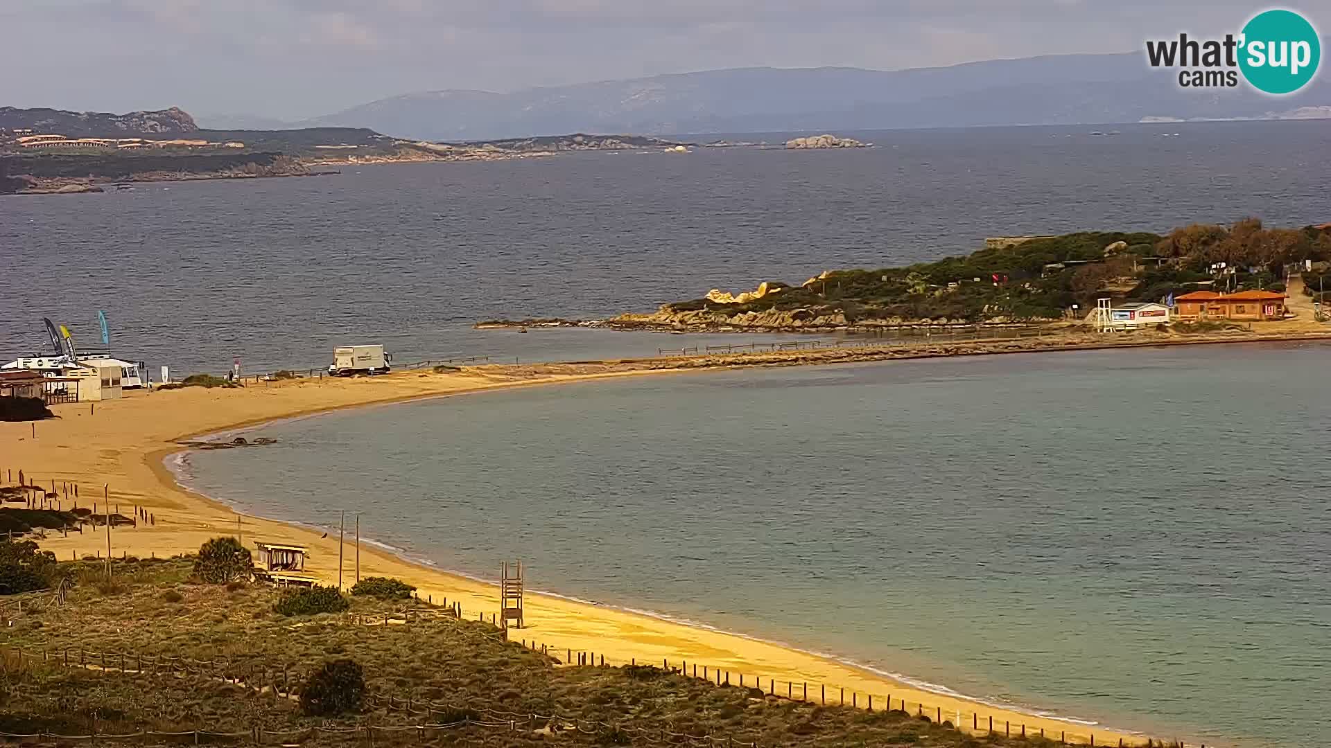 Camera en vivo Porto Pollo playa Cerdeña