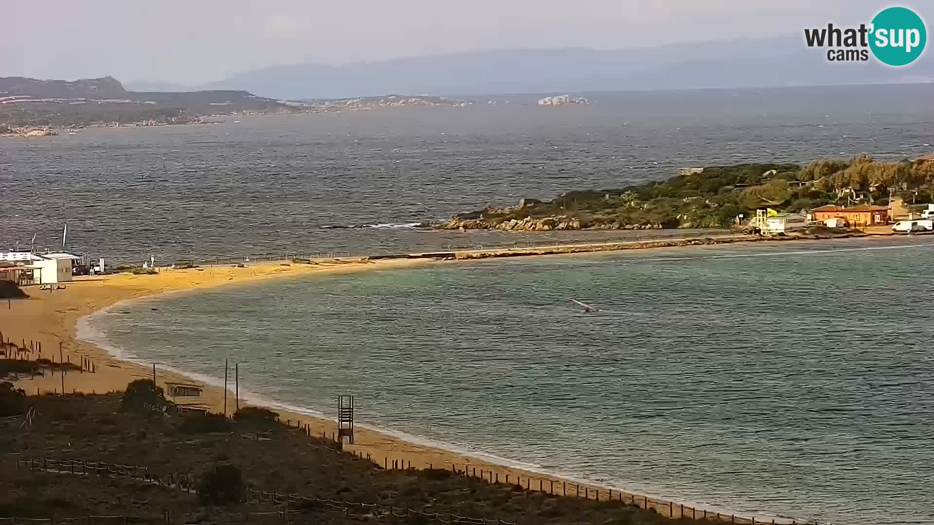 Livecam Porto Pollo plage Sardaigne webcam
