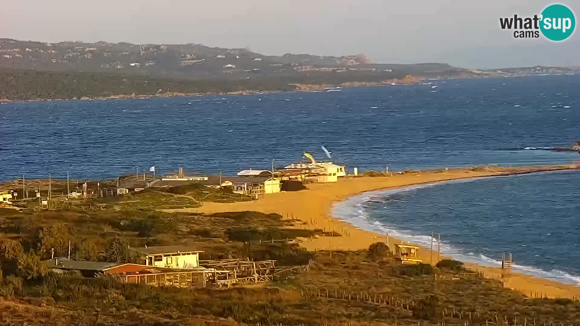 Livecam Porto Pollo plage Sardaigne webcam