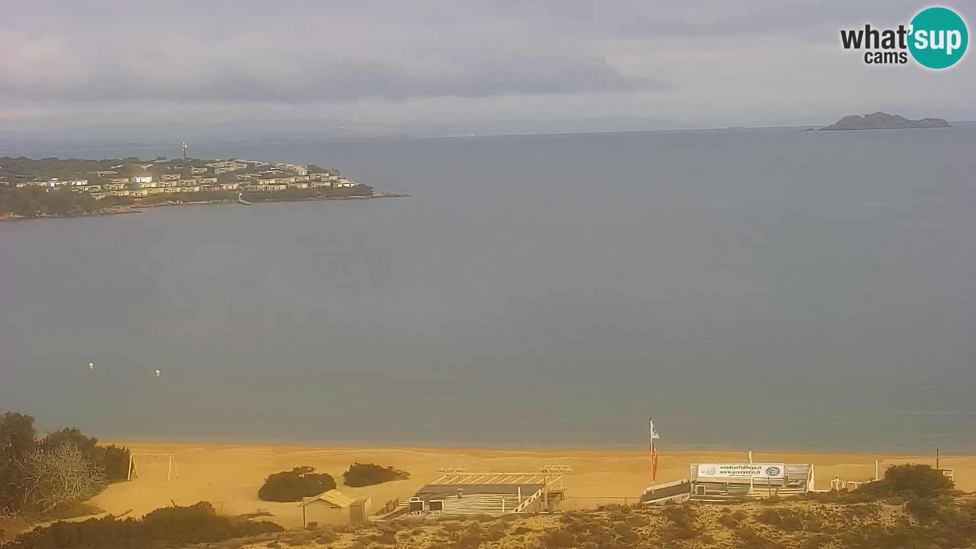 Webcam Strand Porto Pollo Sardinien live kamera