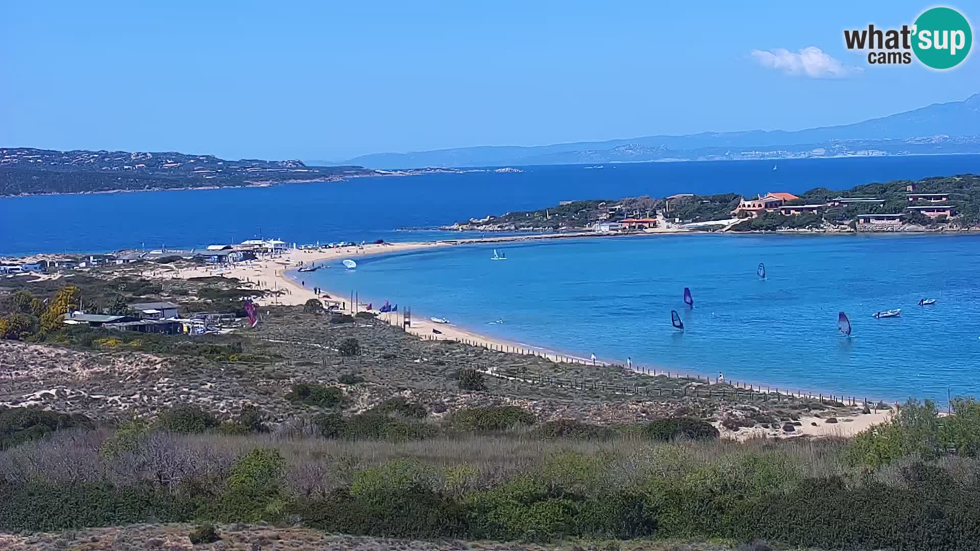 Webcam Strand Porto Pollo Sardinien live kamera